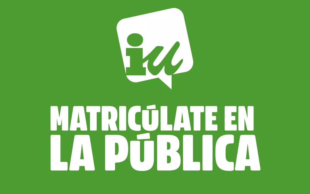 Animamos a las familias a matricular a sus hijas e hijos en la escuela pública