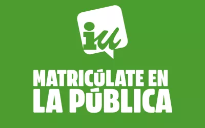 Animamos a las familias a matricular a sus hijas e hijos en la escuela pública