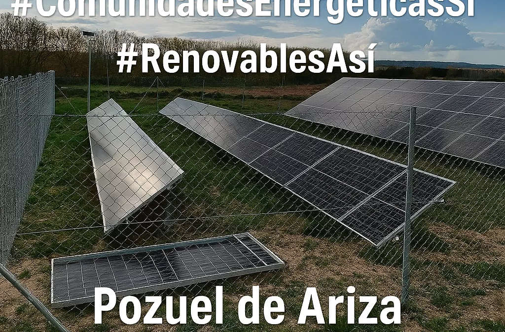 Pozuel de Ariza apuesta por las energías renovables con una instalación fotovoltaica comunitaria