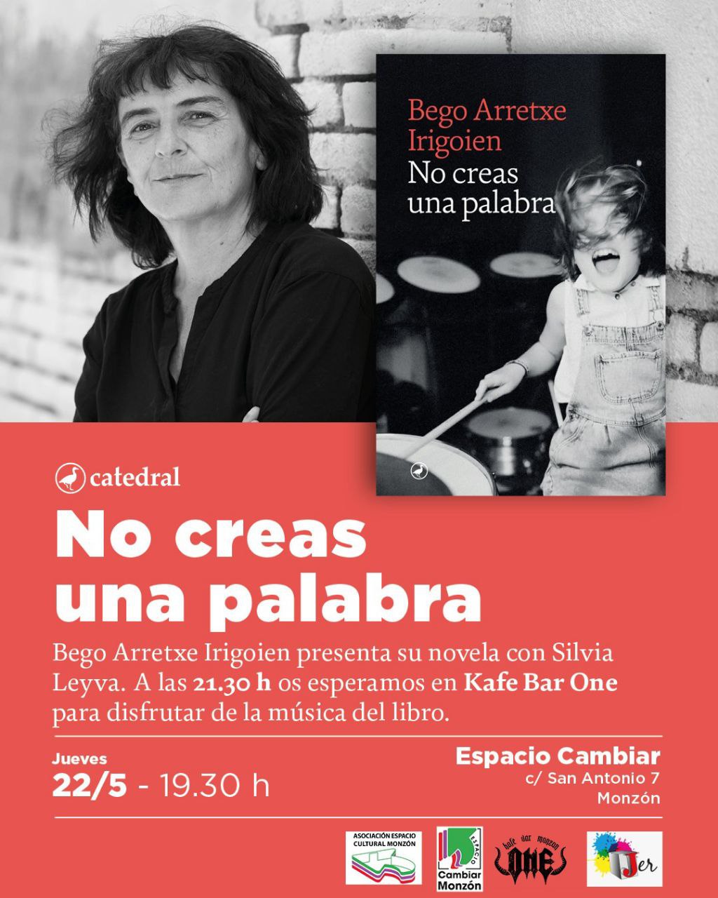 Presentación literaria: No creas una palabra