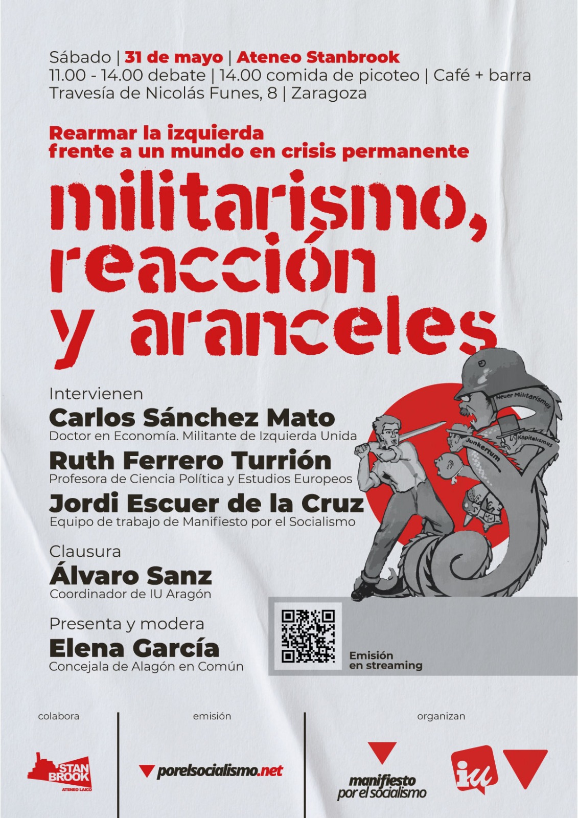Militarismo, reacción y aranceles