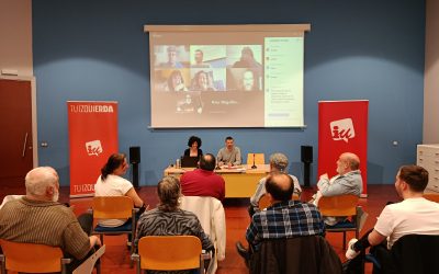 Izquierda Unida de Aragón prepara su Asamblea y reclama una izquierda fuerte y movilizada por la paz, la justicia social y contra la corrupción