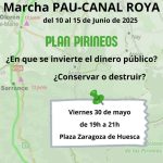 Acto informativo marcha Pau - Canal Roya
