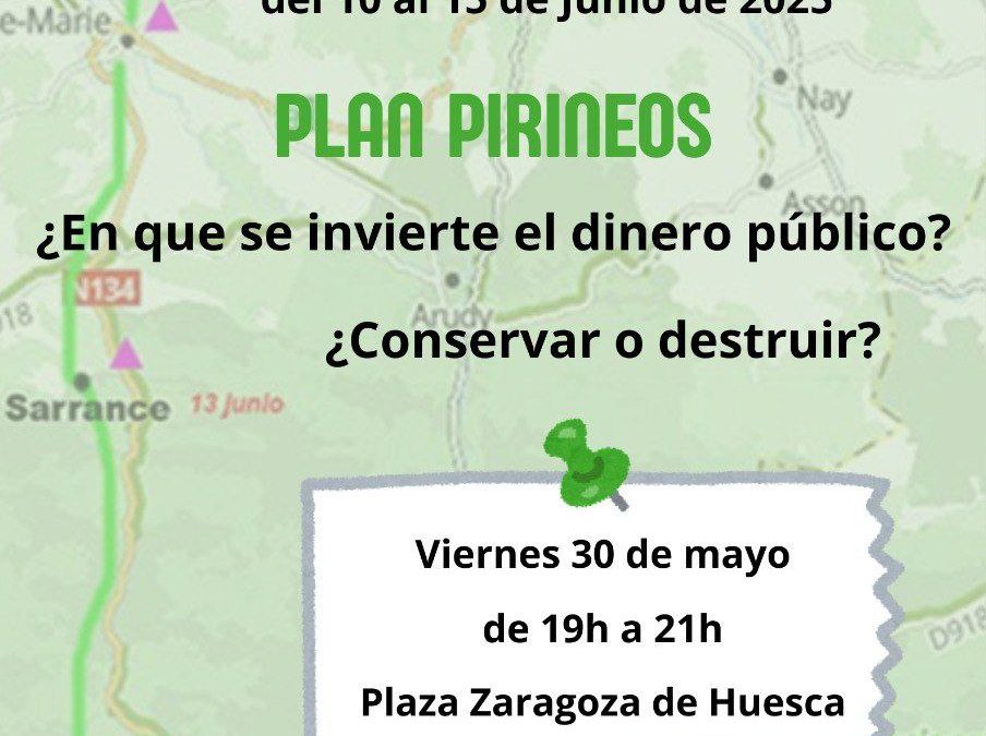 Acto informativo marcha Pau – Canal Roya