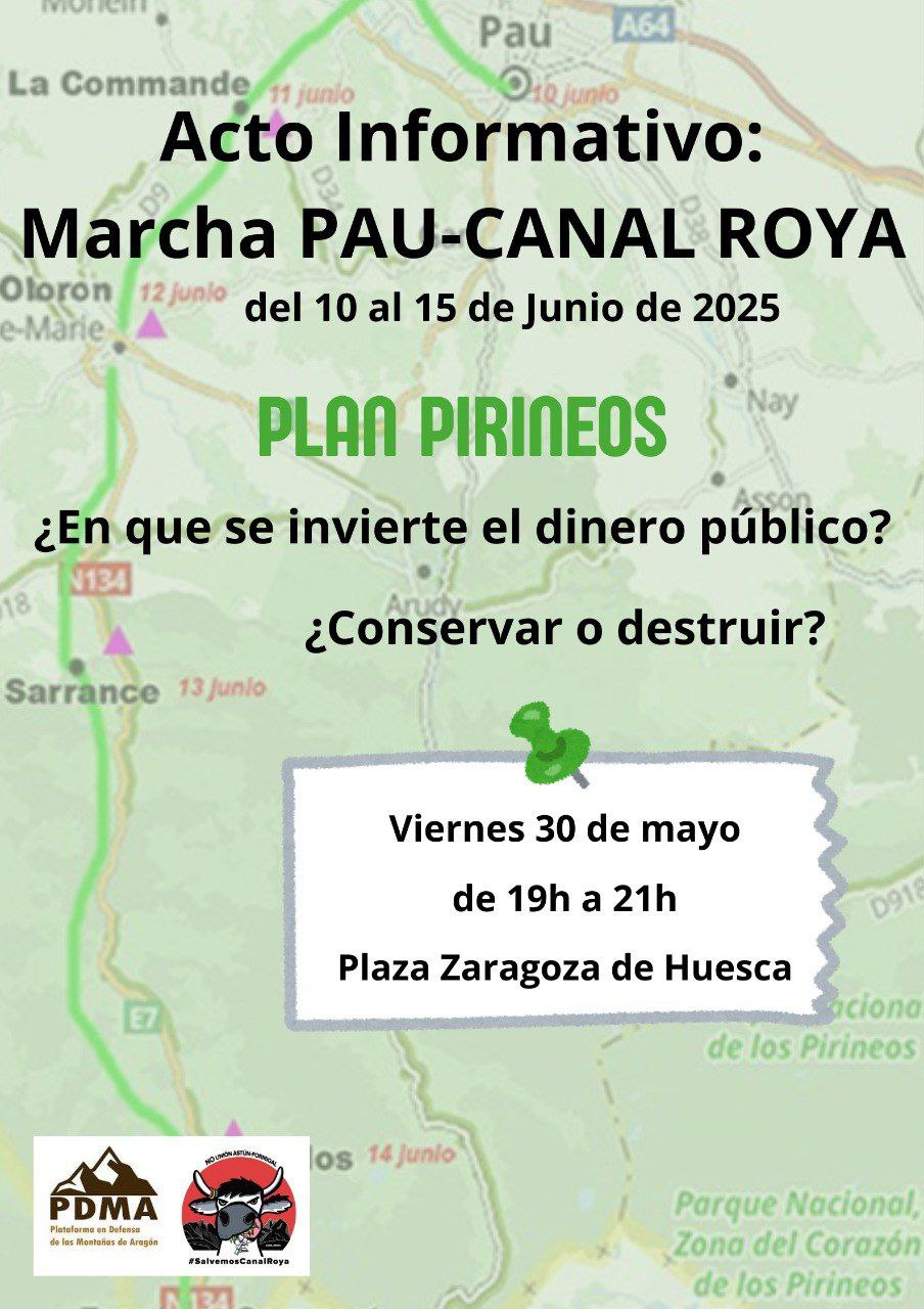 Acto informativo marcha Pau - Canal Roya