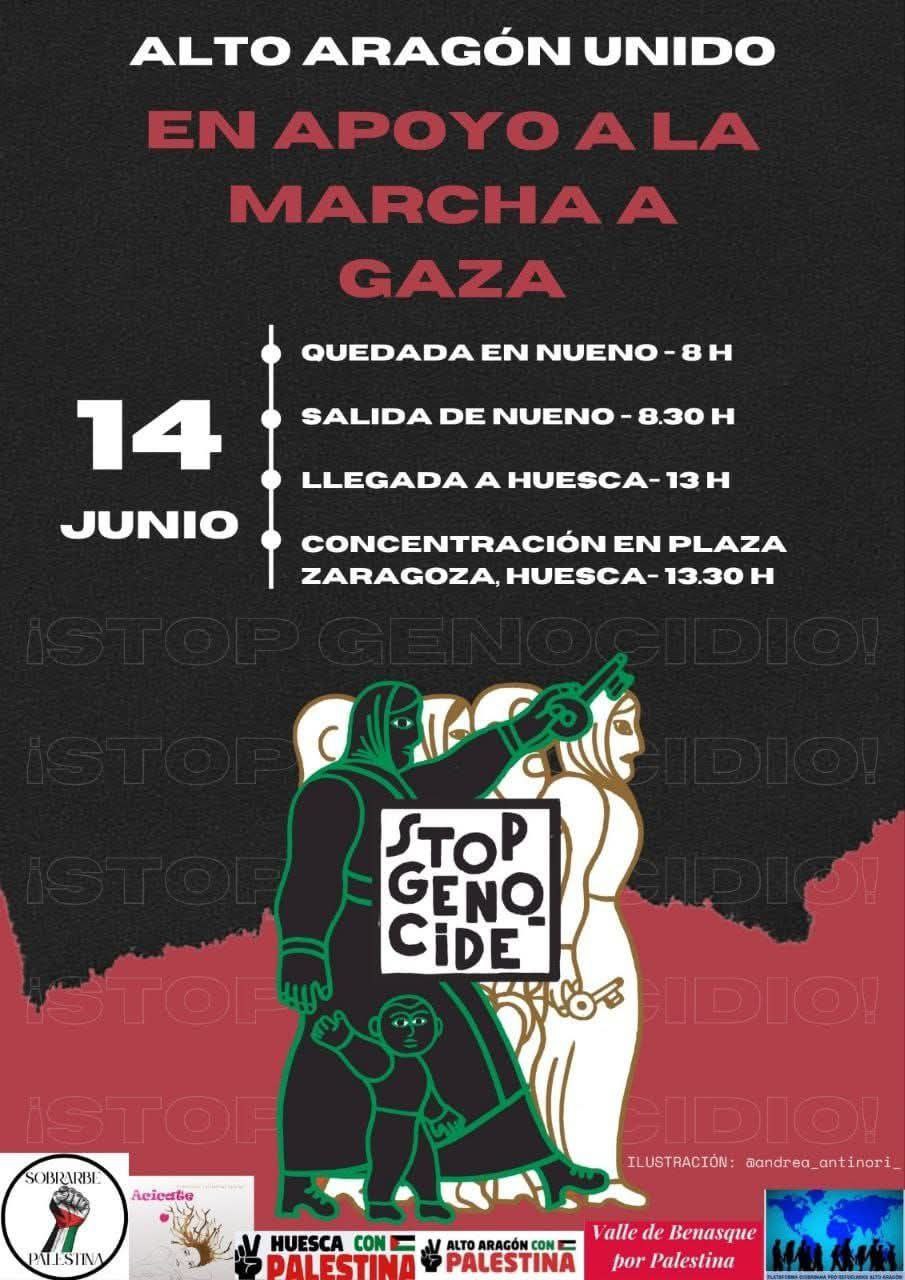 Marcha Stop Genocide - Altoaragón