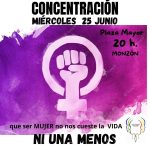 Monzón contra la violencia machista