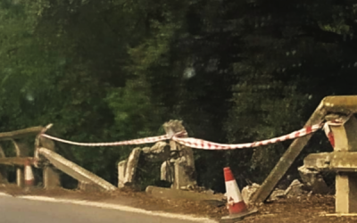 Cambiar Monzón exige la reparación urgente del vallado de seguridad en la A-130 tras un accidente