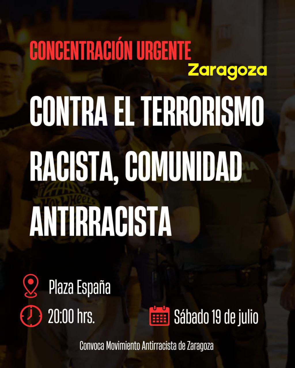Concentración antirracista