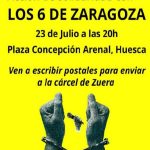 Acción de solidaridad con Los 6 de Zaragoza