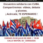 Encuentro solidario con Cuba