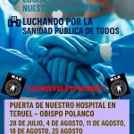 Concentración por la sanidad pública