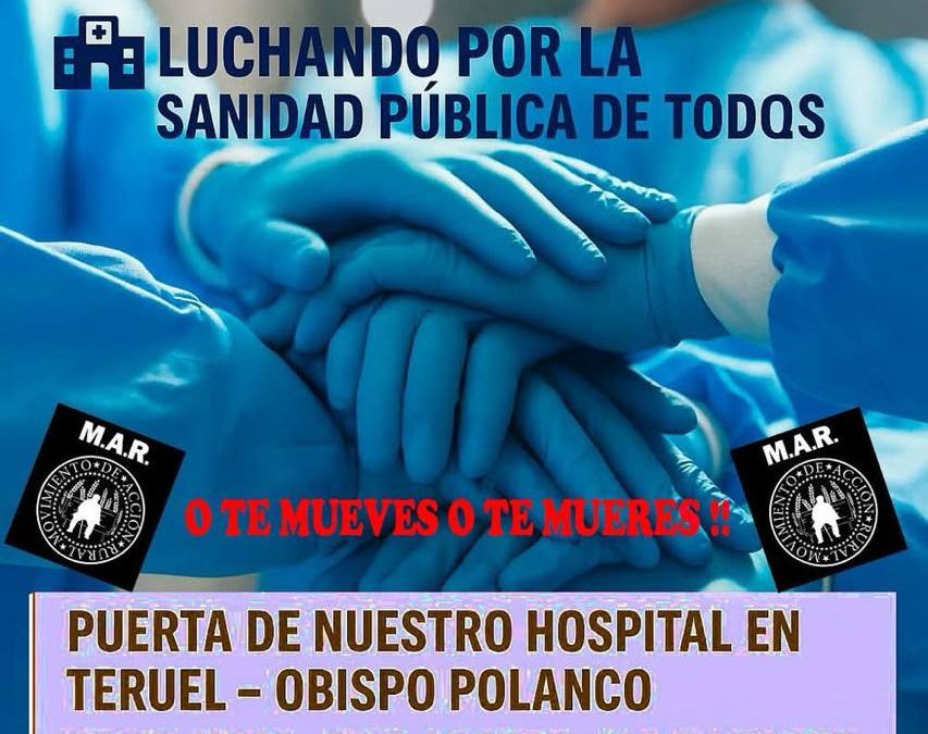 Concentración por la sanidad pública