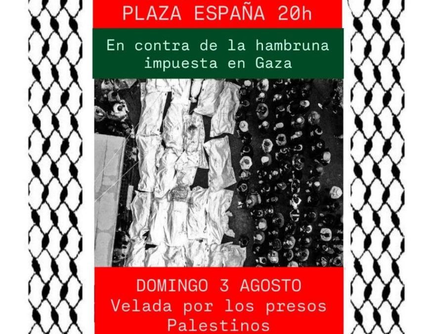 Velada por los presos palestinos
