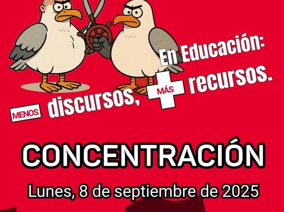 Concentraciones por más recursos en Educación