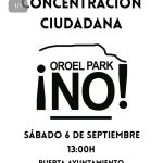 Concentración contra Oroel Park