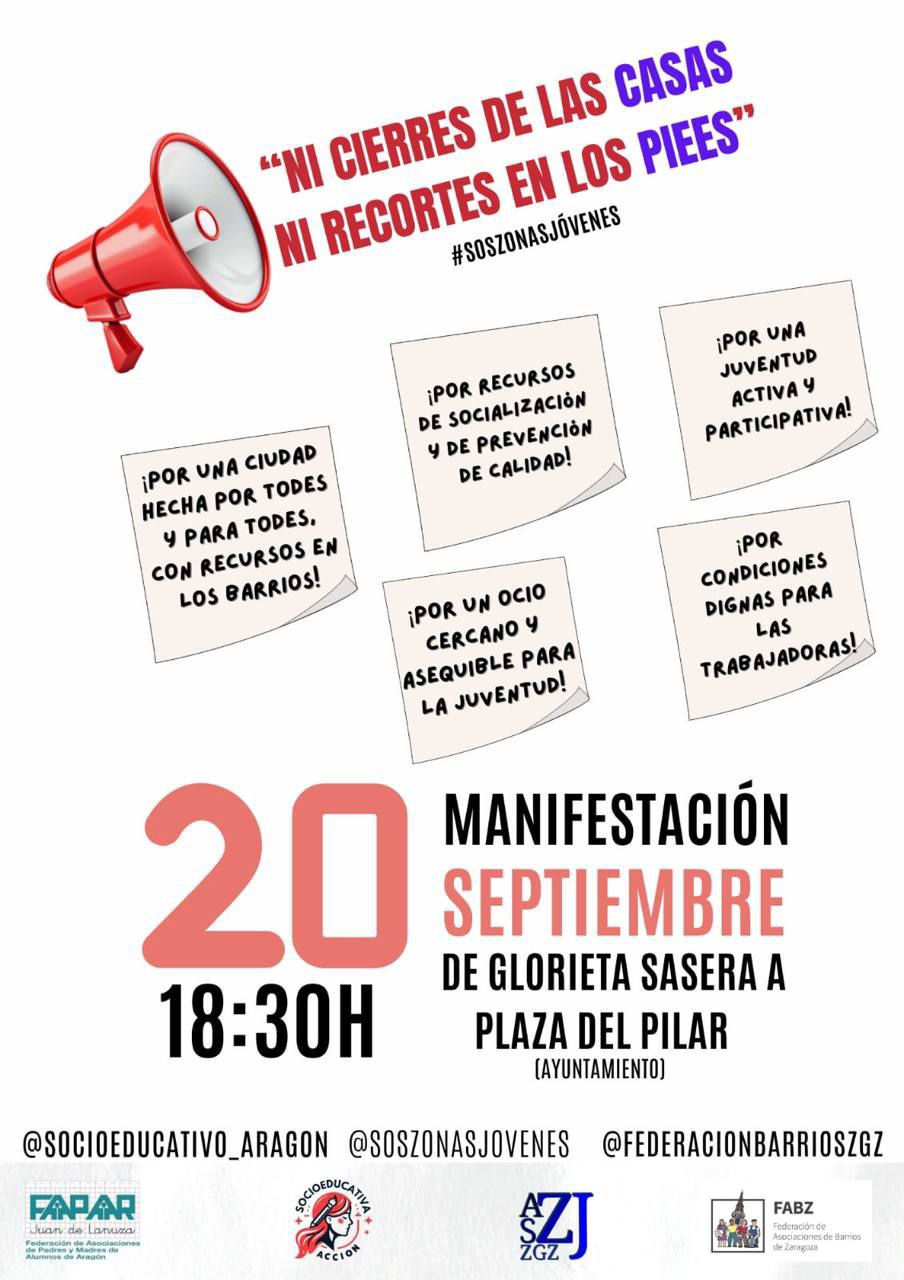 Manifestación: Ni cierres de las casas ni recortes en los PIEES