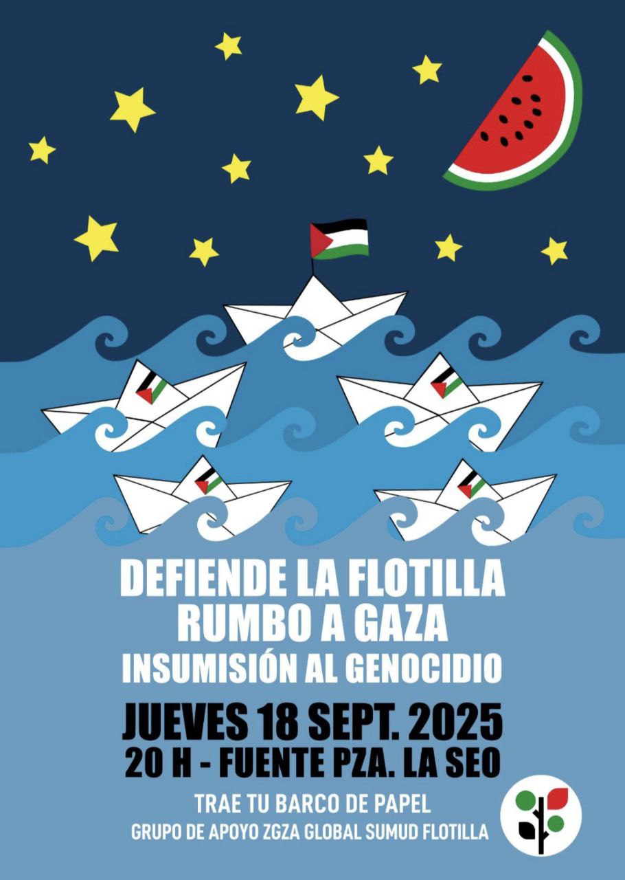 Defiende la flotilla rumbo a Gaza