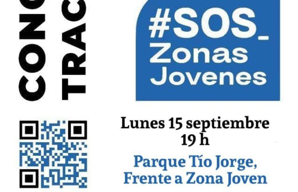 Concentración SOS Zonas Jóvenes