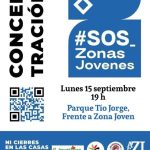 Concentración SOS Zonas Jóvenes