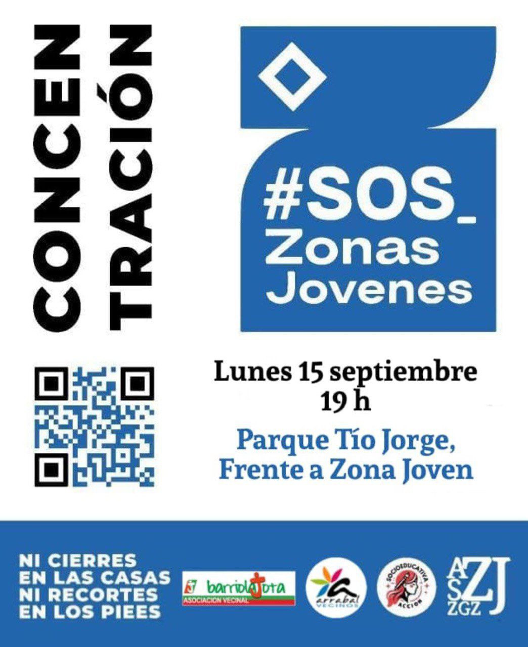 Concentración SOS Zonas Jóvenes