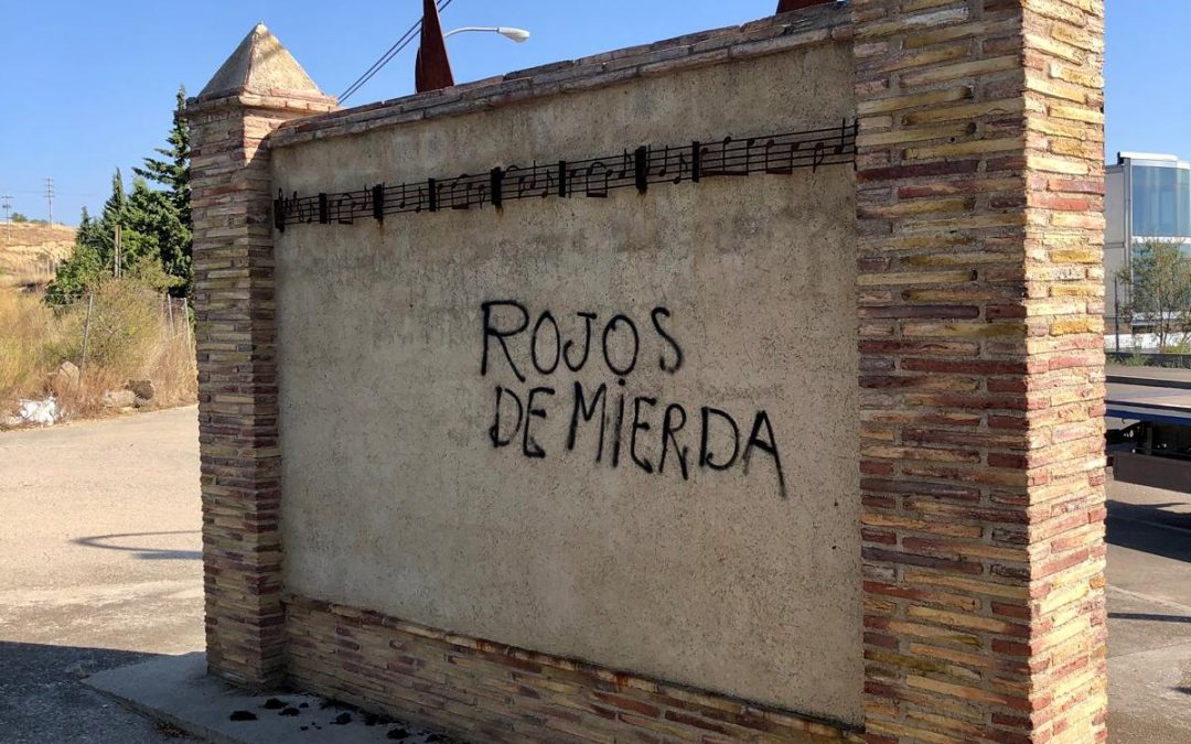 Izquierda Unida del Altoaragón denuncia el acto vandálico contra el memorial de Galán y García en Huesca