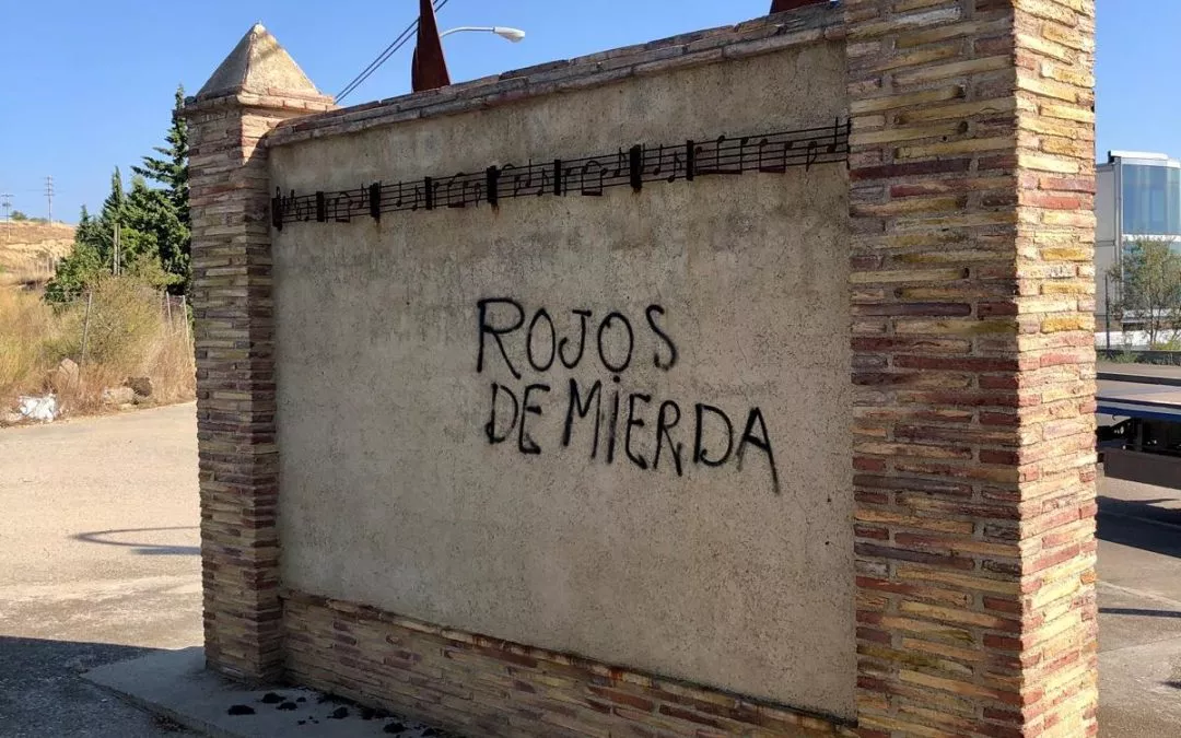 Izquierda Unida del Altoaragón denuncia el acto vandálico contra el memorial de Galán y García en Huesca