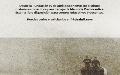 La Fundación 14 de Abril ofrece a los centros educativos materiales y actividades para trabajar la Memoria Democrática en las aulas