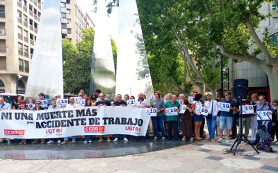 Izquierda Unida exige la implantación del delegado territorial de prevención para frenar la elevada siniestralidad laboral