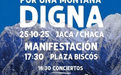 Izquierda Unida apoya la movilización “Por una montaña digna” y exige la paralización definitiva del proyecto Oroel Park