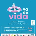 Manifestaciones en Aragónpara salvar la sanidad pública