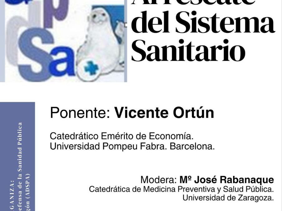 Conferencia: Al rescate del sistema sanitario