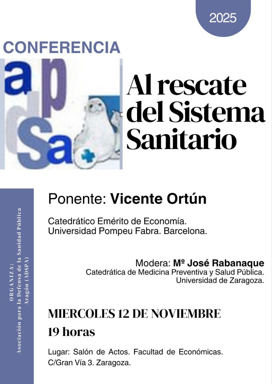 Conferencia: Al rescate del sistema sanitario