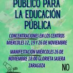 Dinero para la educación pública