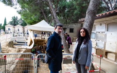 Izquierda Unida acompaña la exhumación de la mayor fosa común de la Guerra Civil en Aragón