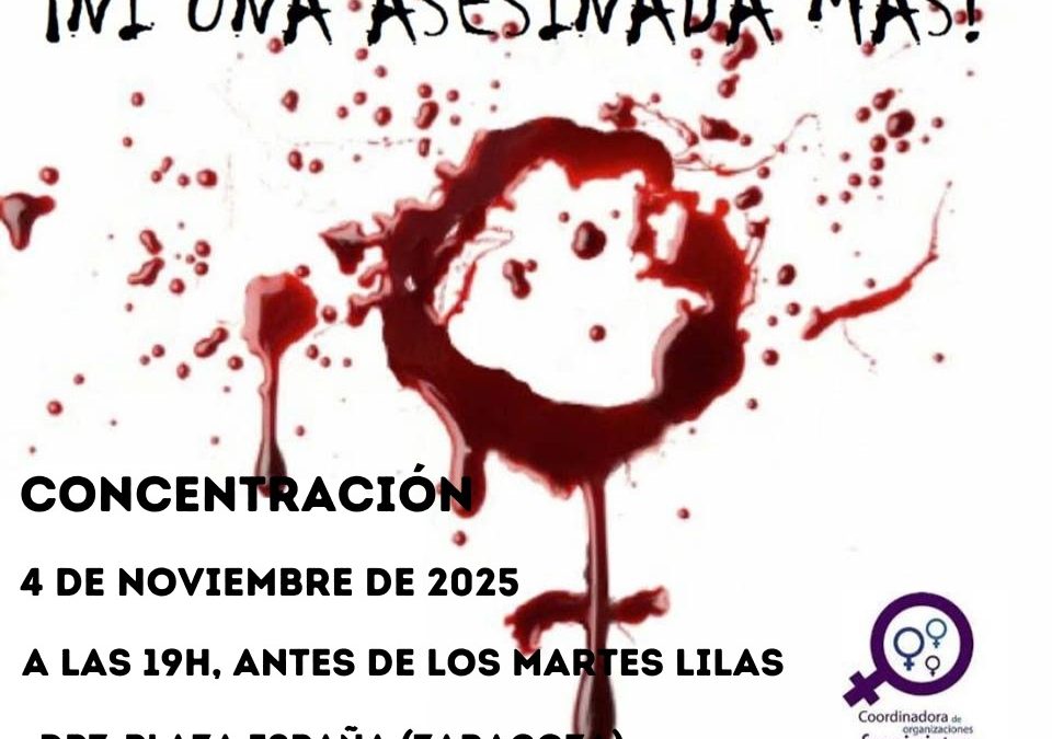 Izquierda Unida condena el asesinato machista ocurrido en el barrio de San José de Zaragoza