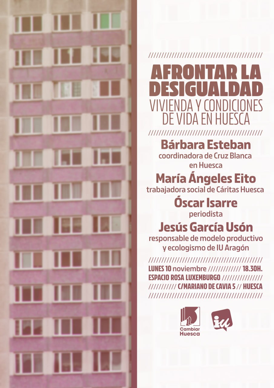 Afrontar la desigualdad: vivienda y condiciones de vida en Huesca