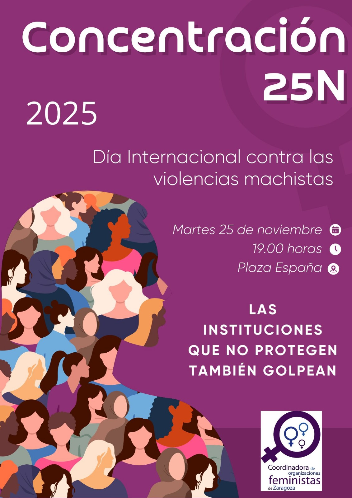 25N – Concentración Día Internacional contra las violencias machistas