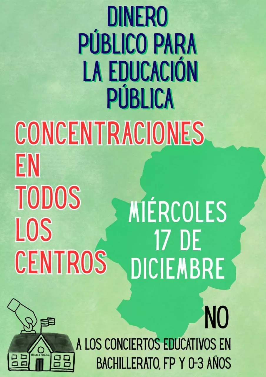 Dinero público para la educación pública