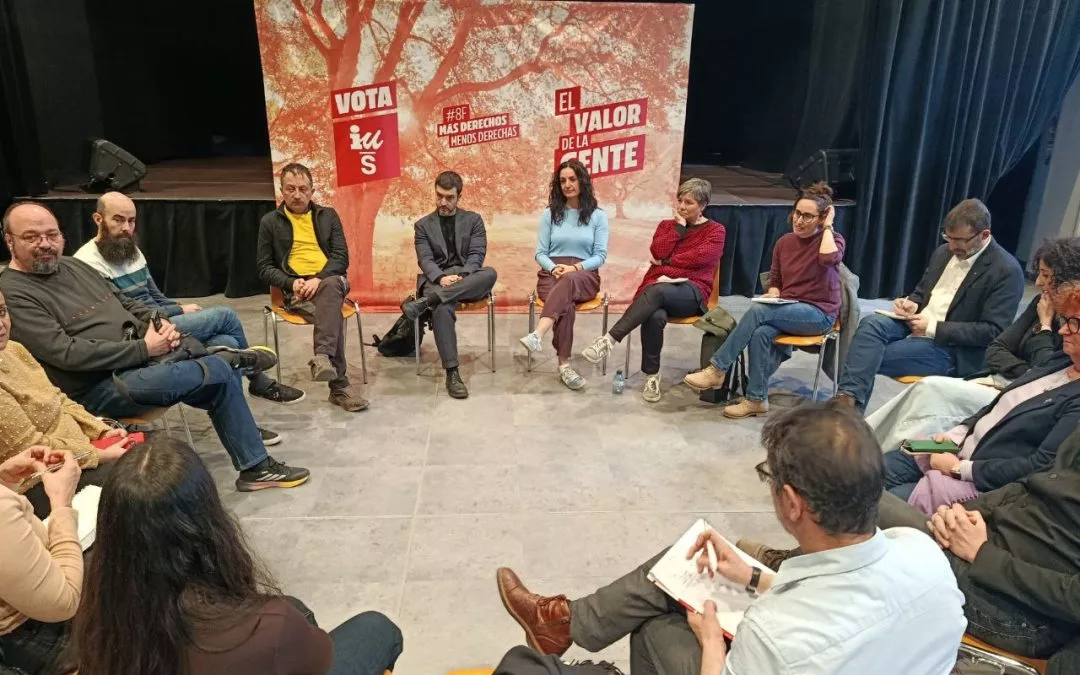 Izquierda Unida Movimiento Sumar defiende duplicar el presupuesto de servicios sociales y garantizar el derecho a la vivienda