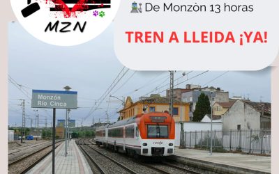 Cambiar Monzón celebra el avance hacia el Cercanías Monzón-Lleida y llama a mantener la movilización ciudadana
