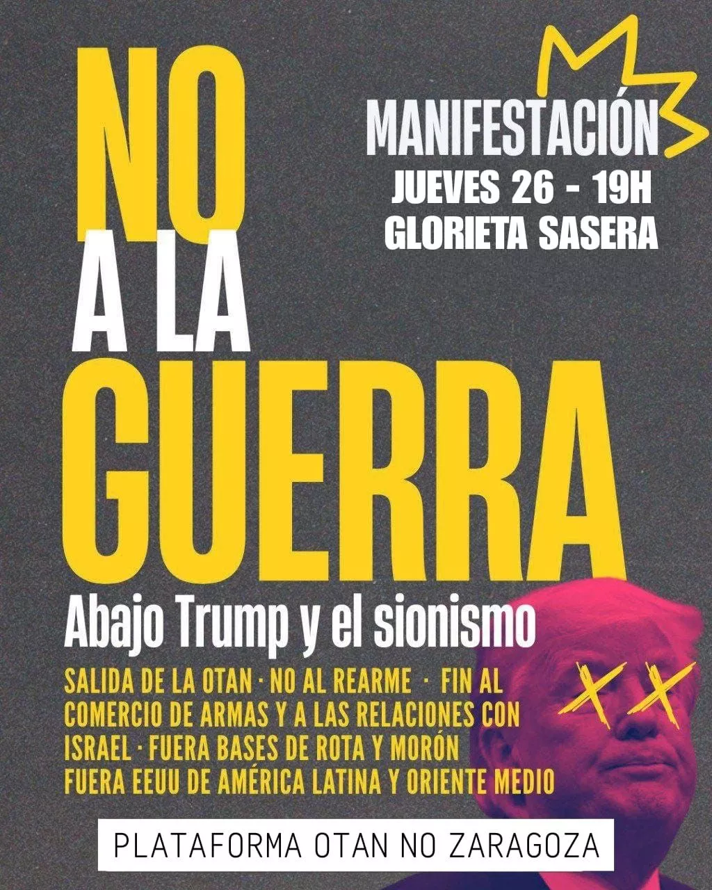 No a la guerra