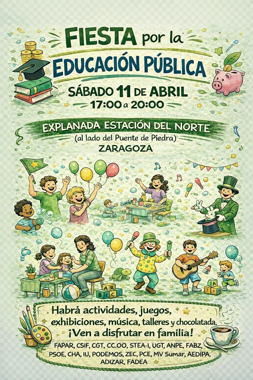 Fiesta por la Educación Pública Zaragoza