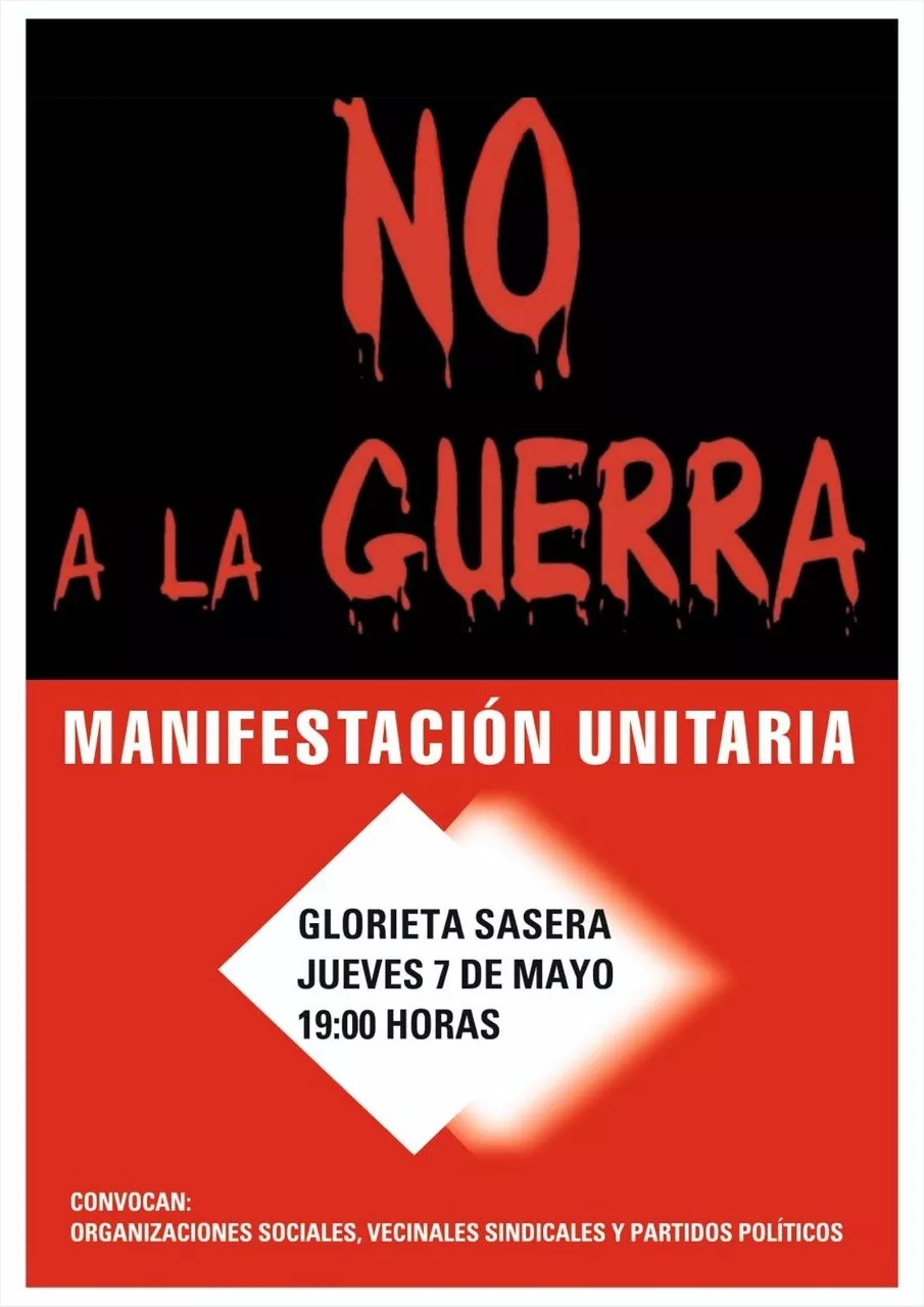 No a la guerra