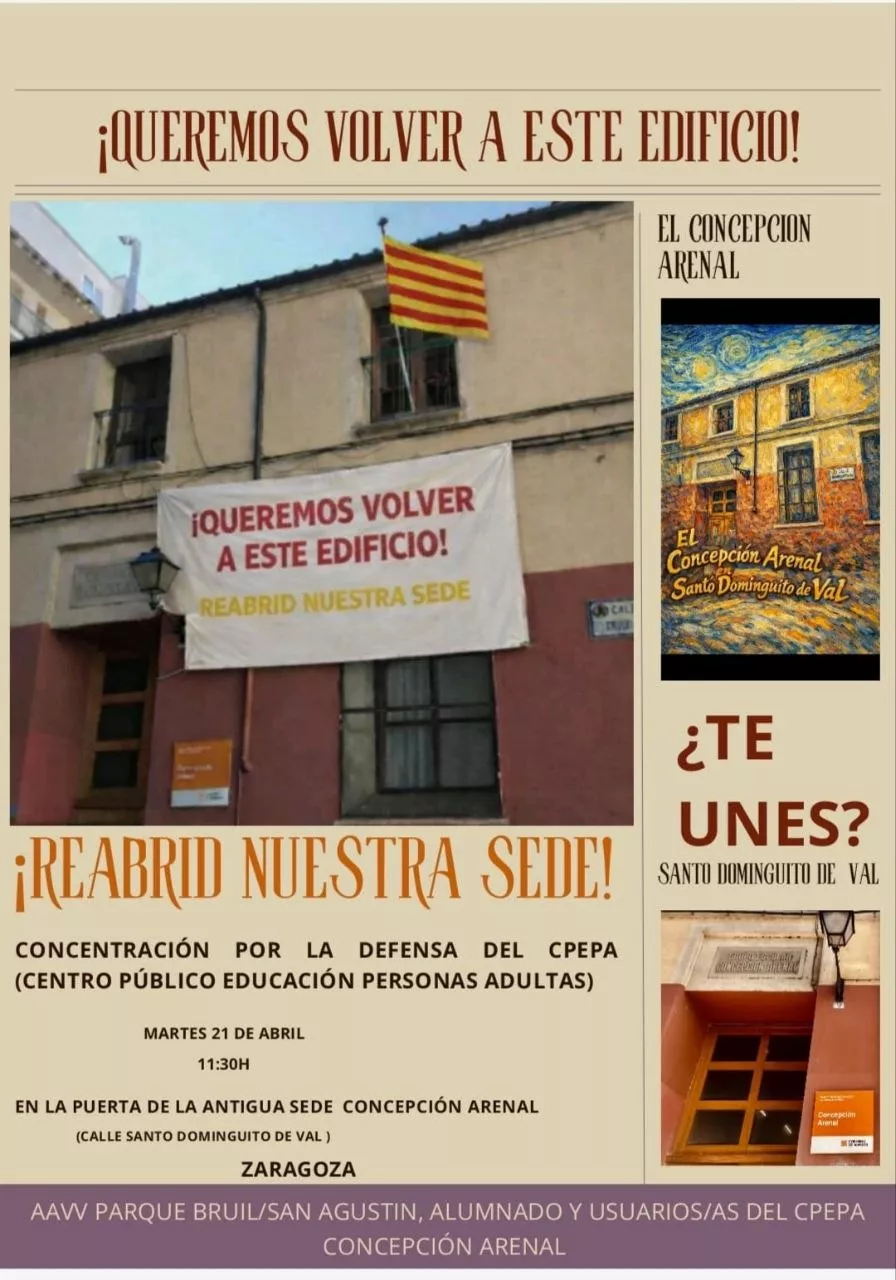 Concentración por la defensa del CEPA