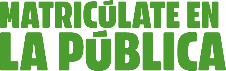 matricúlate en la pública