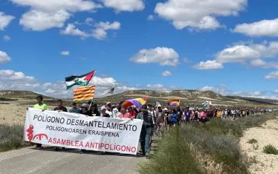 Izquierda Unida Aragón llama a participar en la XXXVI Marcha por el desmantelamiento del polígono de tiro de las Bardenas