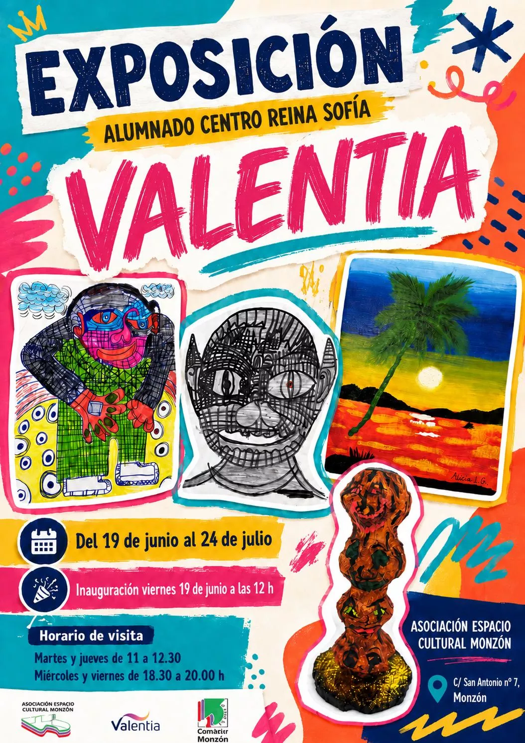 Exposición del alumnado del Centro Reina Sofía de Valentia
