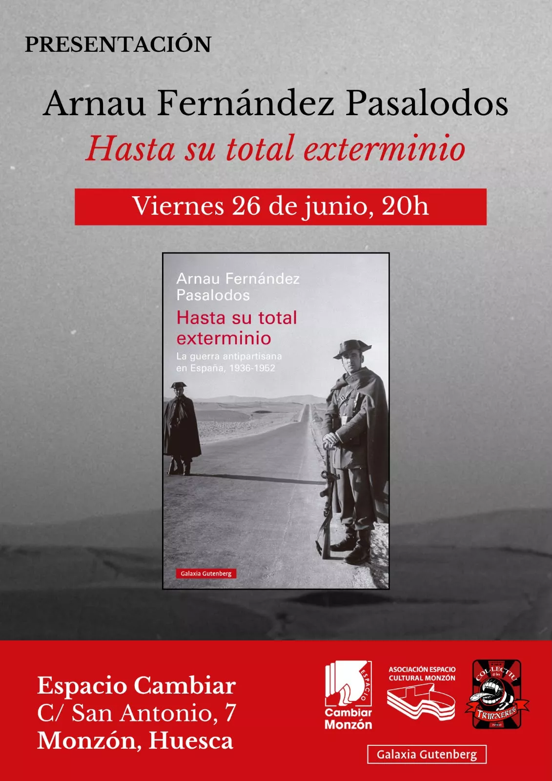 Presentación del libro Hasta su total exterminio