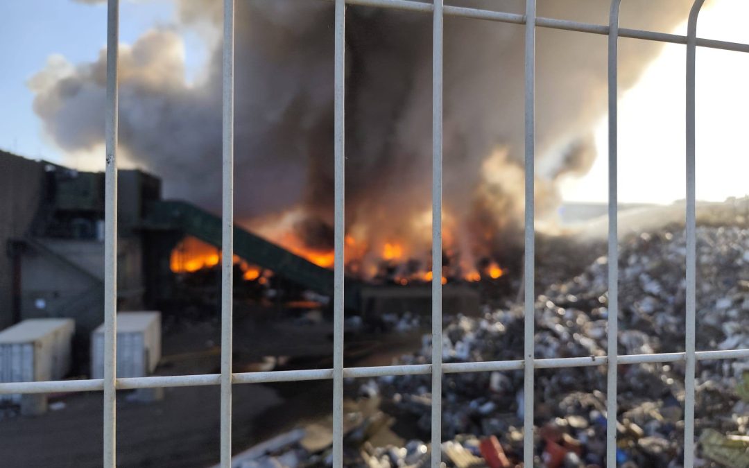 Izquierda Unida de Aragón y Zaragoza en Común exigen información y controles ante la sucesión de incendios en el entorno del PTR y La Cartuja